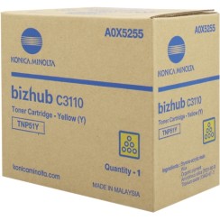 Konica Minolta Bizhub C3110 Amarillo Cartucho de Toner Original - A0X5255/TNP51Y