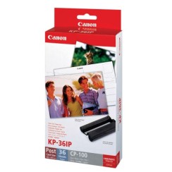 Canon KP-36IP Value Pack de Tinta Original - 36 Hojas Papel Fotografico 100x148 mm - 7737A001