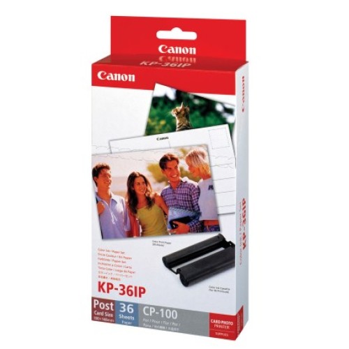 Canon KP-36IP Value Pack de Tinta Original - 36 Hojas Papel Fotografico 100x148 mm - 7737A001