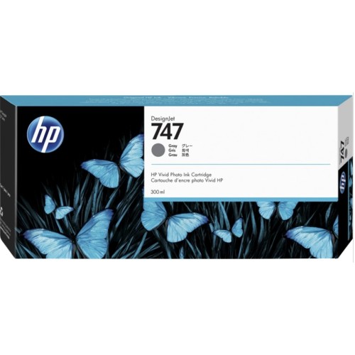 HP 747 Gris Cartucho de Tinta Original - P2V86A