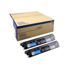 Brother TN329 Cyan Pack de 2 Cartuchos de Toner Originales - TN329CTWIN