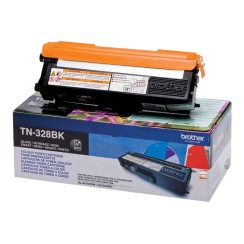 Brother TN328 Negro Cartucho de Toner Original - TN328BK