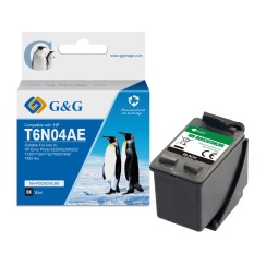 G&G HP 303XL Negro Cartucho de Tinta Remanufacturado - Muestra Nivel de Tinta - Reemplaza T6N04AE/T6N02A