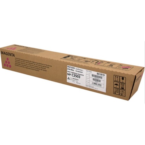 Ricoh Aficio MP-C3003/MP-C3004/MP-C3503/MP-C3504/MP-C4504/MP-C5504/MP-C6004 Magenta Cartucho de Toner Original - 841819/841815