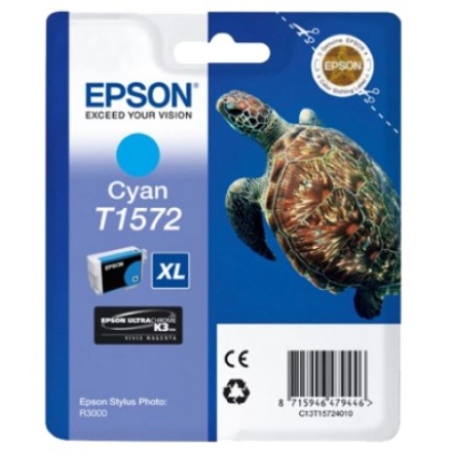 Epson T1572 Cyan Cartucho de Tinta Original - C13T15724010