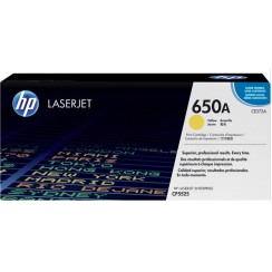 HP CE272A Amarillo Cartucho de Toner Original - 650A