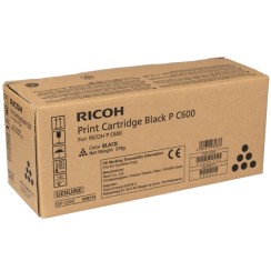 Ricoh PC600 Negro Cartucho de Toner Original - 408314/P C600BK