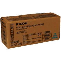 Ricoh PC600 Cyan Cartucho de Toner Original - 408315/P C600C