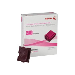 Xerox ColorQube 8870/8880 Magenta Pack de 6 Cartuchos de Tinta Solida Originales - 108R00955