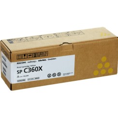 Ricoh Aficio SP-C361 Amarillo Cartucho de Toner Original - 408253/SPC360X