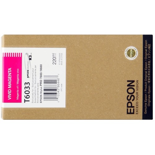 Epson T6033 Magenta Cartucho de Tinta Original - C13T603300