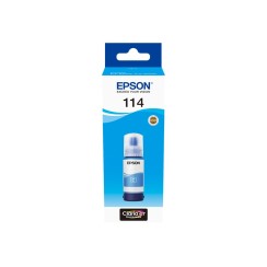 Epson 114 Cyan Botella de Tinta Pigmentada Original - C13T07B240