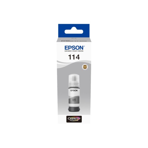 Epson 114 Gris Botella de Tinta Pigmentada Original - C13T07B540