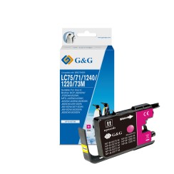 G&G Brother LC1240XL/LC1220XL/LC1280XL Magenta Cartucho de Tinta Generico - Reemplaza LC1240M/LC1220M/LC1280XLM