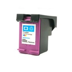 HP 650XL Color Cartucho de Tinta Remanufacturado - Reemplaza CZ102AE