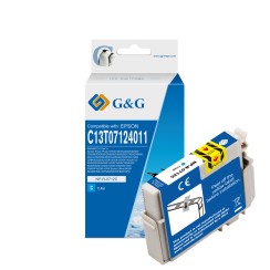 G&G Epson T0712/T0892 Cyan Cartucho de Tinta Generico - Reemplaza C13T07124012/C13T08924011