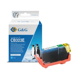 G&G HP 364XL Cyan Cartucho de Tinta Generico - Reemplaza CB323EE/CB318EE