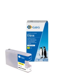 G&G Epson T7014 Amarillo Cartucho de Tinta Generico - Reemplaza C13T70144010