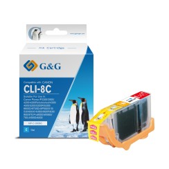 G&G Canon CLI8 Cyan Cartucho de Tinta Generico - Reemplaza 0621B001