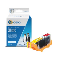 G&G Canon CLI521 Cyan Cartucho de Tinta Generico - Reemplaza 2934B001