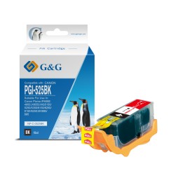 G&G Canon PGI525 Negro Cartucho de Tinta Generico - Reemplaza 4529B001