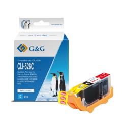 G&G Canon CLI526 Cyan Cartucho de Tinta Generico - Reemplaza 4541B001