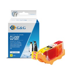 G&G Canon CLI526 Amarillo Cartucho de Tinta Generico - Reemplaza 4543B001