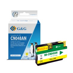 G&G HP 951XL Amarillo Cartucho de Tinta Generico - Reemplaza CN048AE/CN052AE