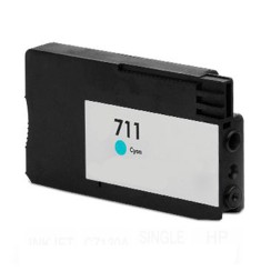 HP 711 Cyan Cartucho de Tinta Generico - Reemplaza CZ130A