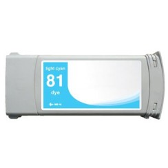 HP 81 Cyan Light Cartucho de Tinta Generico - Reemplaza C4934A