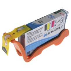 Lexmark 100XL Cyan Cartucho de Tinta Generico - Reemplaza 14N1069E/14N1093E/14N0900E/14N0920E