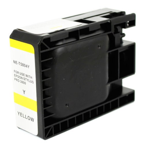 Epson T5804 Amarillo Cartucho de Tinta Pigmentada Generico - Reemplaza C13T580400