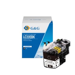 G&G Brother LC22E Negro Cartucho de Tinta Generico - Reemplaza LC22EBK