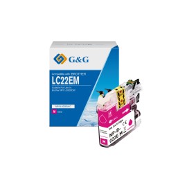 G&G Brother LC22E Magenta Cartucho de Tinta Generico - Reemplaza LC22EM