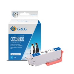 G&G Epson T3362/T3342 (33XL) Cyan Cartucho de Tinta Generico - Reemplaza C13T33624012/C13T33424012