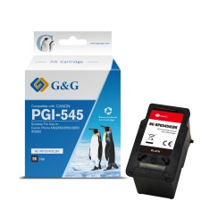 G&G Canon PG545XL Negro Cartucho de Tinta Remanufacturado - Muestra Nivel de Tinta - Reemplaza 8286B001/8287B001