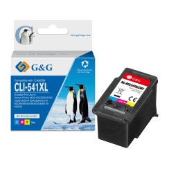 G&G Canon CL541XL Color Cartucho de Tinta Remanufacturado - Muestra Nivel de Tinta - Reemplaza 5226B001/5226B004/5226B005/5227B001/5227B004/5227B005