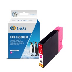 G&G Canon PGI2500XL Magenta Cartucho de Tinta Generico - Reemplaza 9266B001