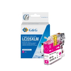 G&G Brother LC225XL Magenta Cartucho de Tinta Generico - Reemplaza LC225XLM