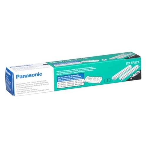 Panasonic KX-FA52X Pack de 2 Rollos de Transferencia Termica Originales