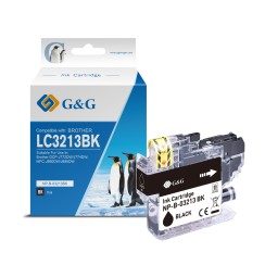 G&G Brother LC3213/LC3211 Negro Cartucho de Tinta Generico - Reemplaza LC3213BK/LC3211BK