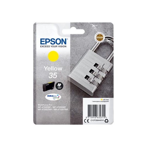 Epson T3584 (35) Amarillo Cartucho de Tinta Original - C13T35844010