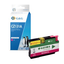 G&G HP 711 Magenta Cartucho de Tinta Generico - Reemplaza CZ131A