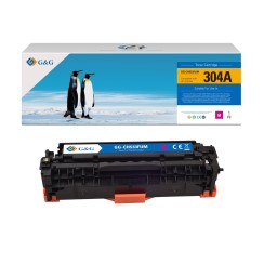 G&G HP CC533A/CE413A/CF383A Magenta Cartucho de Toner Generico - Reemplaza 304A/305A/312A