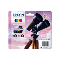 Epson 502XL Pack de 4 Cartuchos de Tinta Originales - C13T02W64010