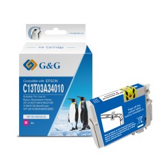 G&G Epson 603XL Magenta Cartucho de Tinta Generico - Reemplaza C13T03A34010/C13T03U34010